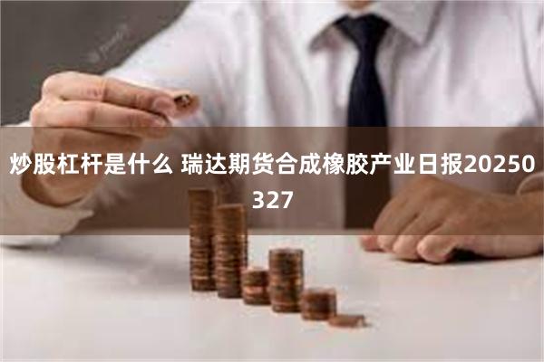 炒股杠杆是什么 瑞达期货合成橡胶产业日报20250327