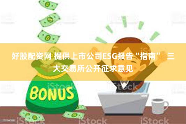 好股配资网 提供上市公司ESG报告“指南”  三大交易所公开征求意见