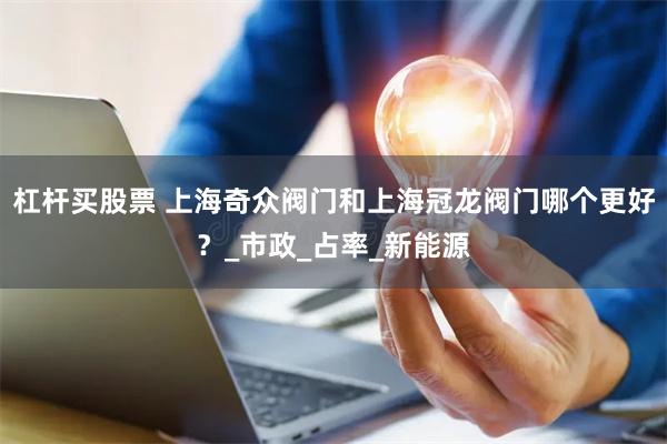 杠杆买股票 上海奇众阀门和上海冠龙阀门哪个更好？_市政_占率_新能源